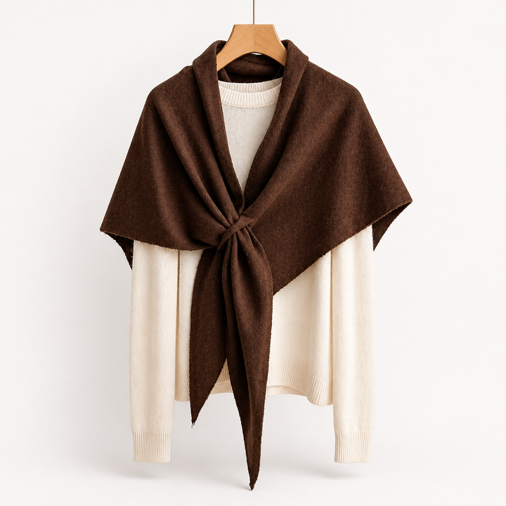 Wrapha – Tie-Front Convertible Knit Shawl Wrap