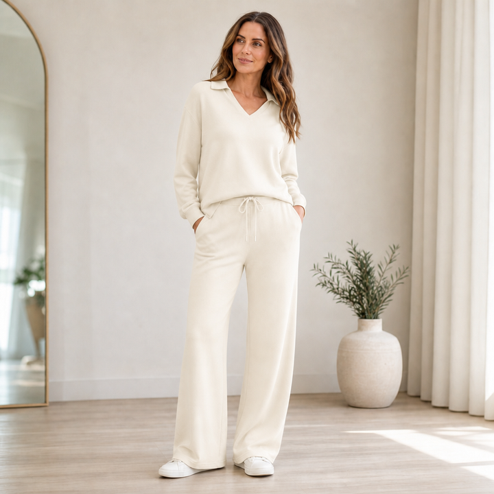Wearbella – Ribbed Two-Piece Lounge Set