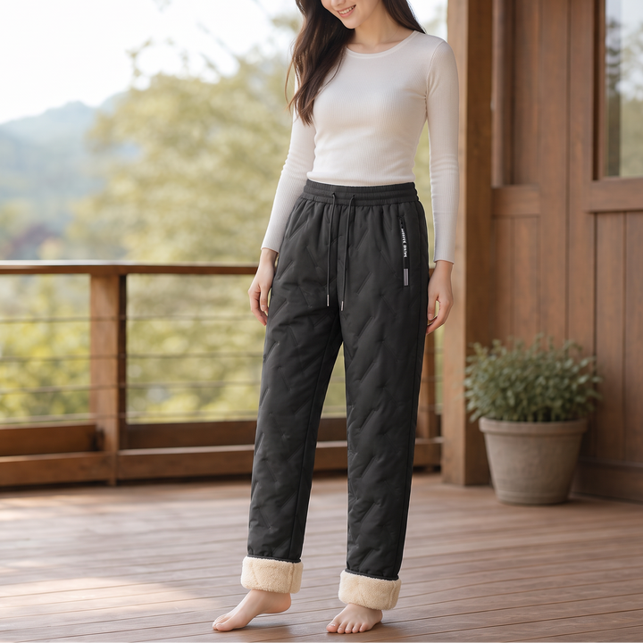 Warmwell – Fleece-Lined Water-Repellent Thermal Pants