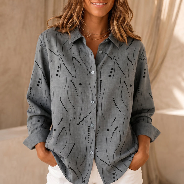 Harlowe – Stripe Button-Up Shirt