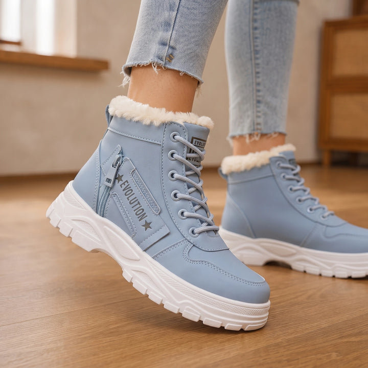 Veluna – Plush-Lined Winter Ankle Boots