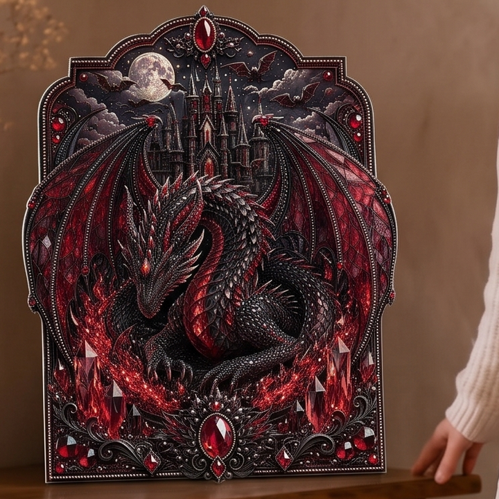 Dragonelle – 3D Crystal Dragon Diamond Art Kit