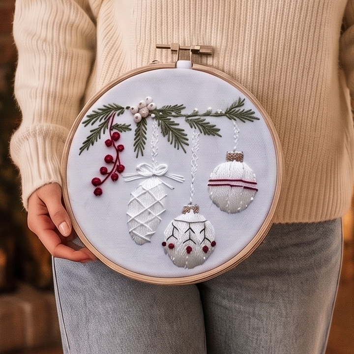 Hearthstitch – Christmas Stocking Embroidery Kit