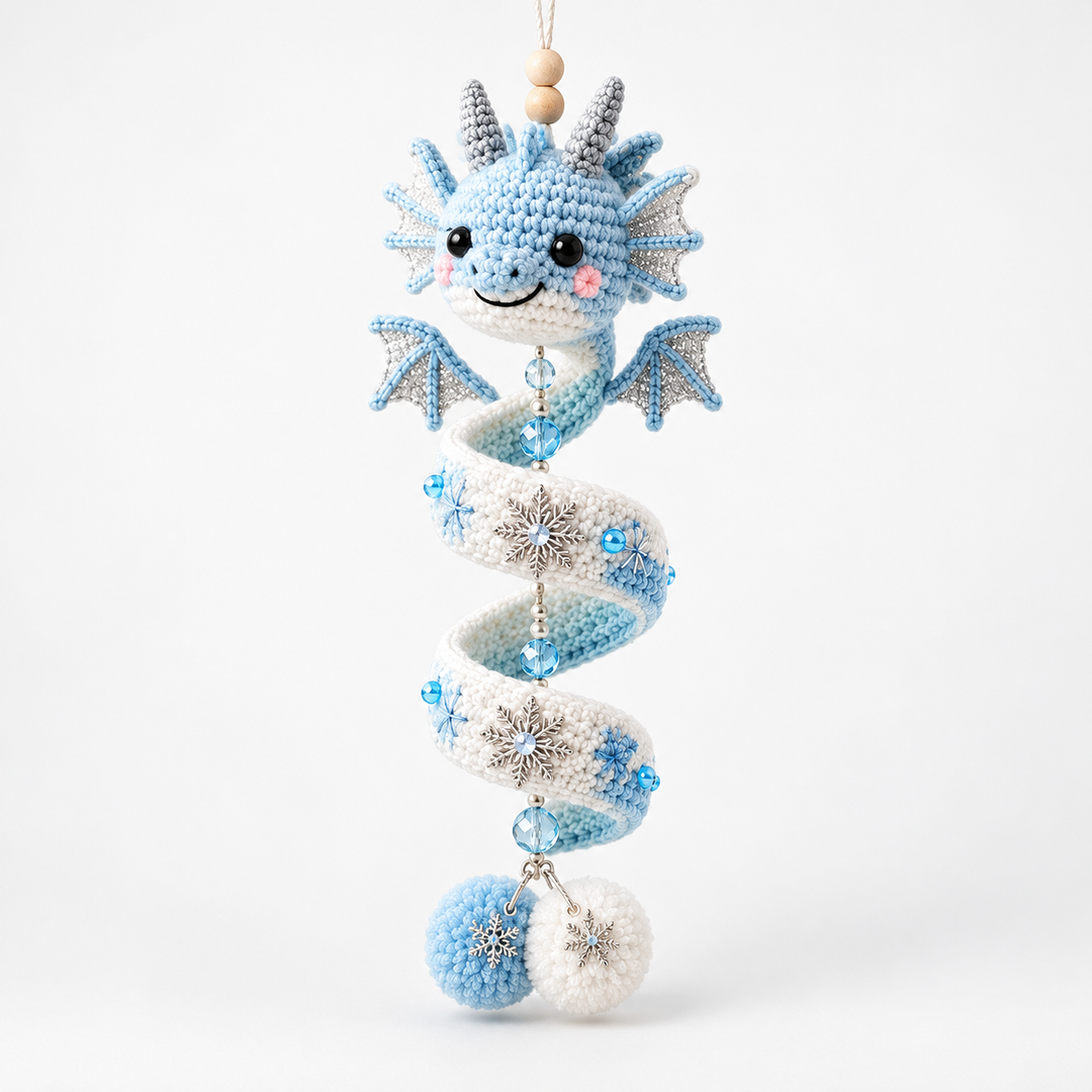 Dracora – Spiral Dragon Crochet Ornament Kit