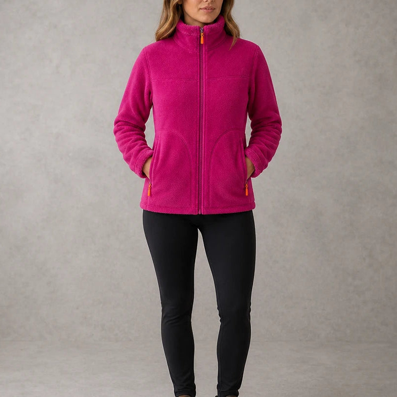 Velora – Zip-Up Fleece Winter Jacket