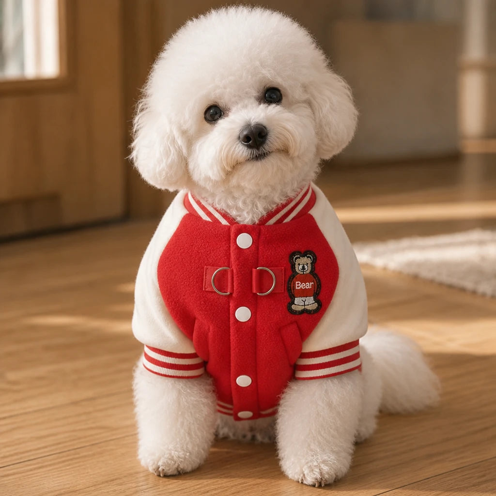 Pawswell – Varsity Snap-Front Dog Jacket