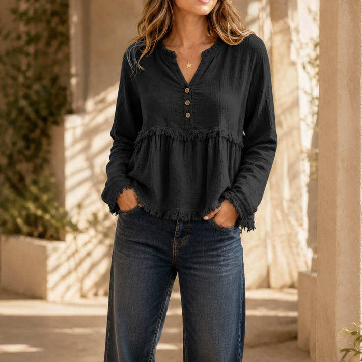 Bohemia – Fringe Babydoll Top