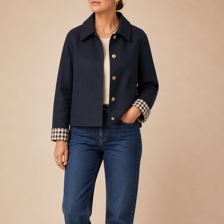 Mayfair – Tartan Raglan Sleeve Casual Coat
