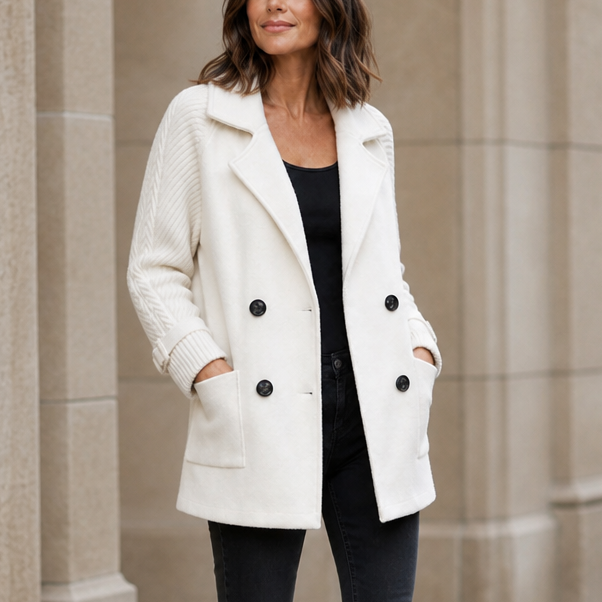 Doubletake – Double-Breasted Lapel Coat