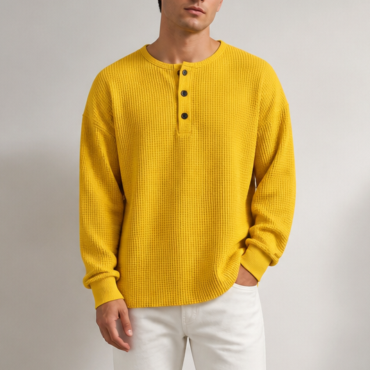 Warmwich – The Waffle Henley That Never Looks Thrown On
