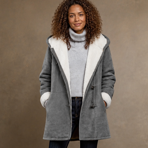Wintlace – Shearling-Lined Hooded Duffle Coat