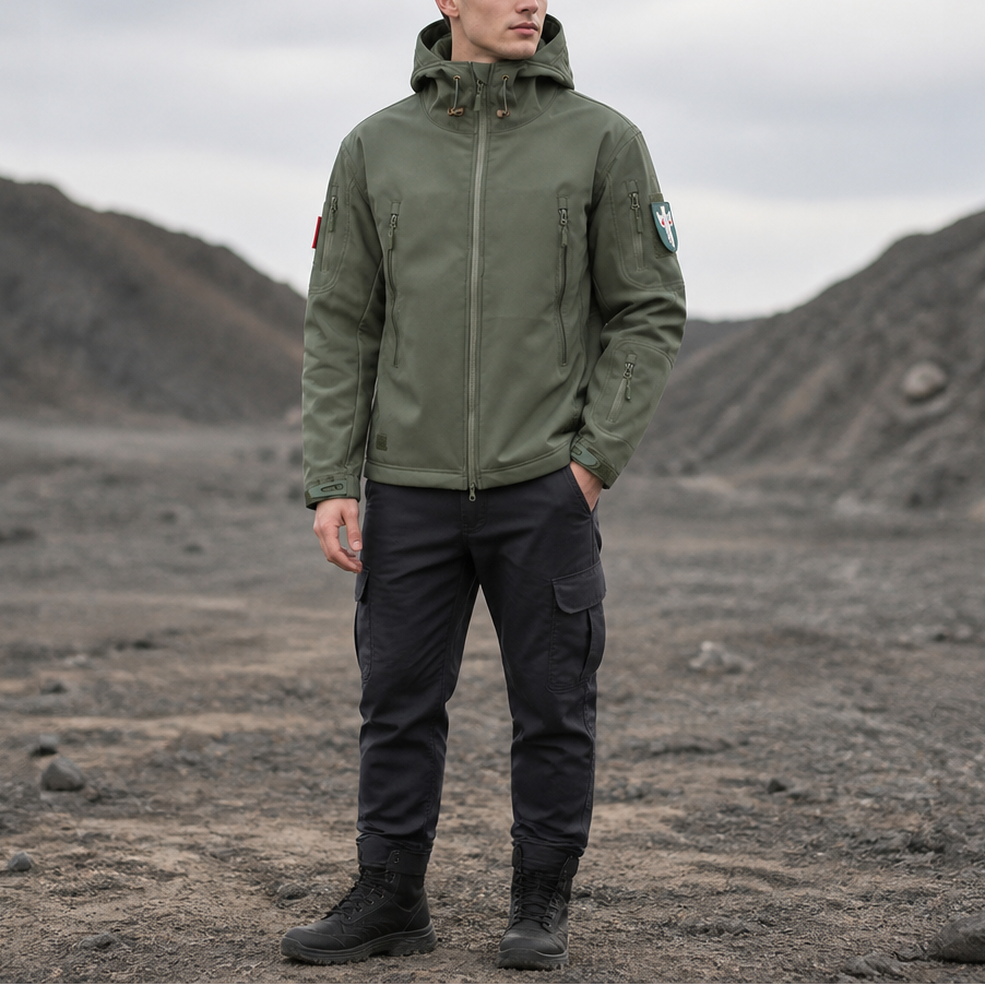 Shieldfern – Softshell Fleece-Lined Hooded Jacket