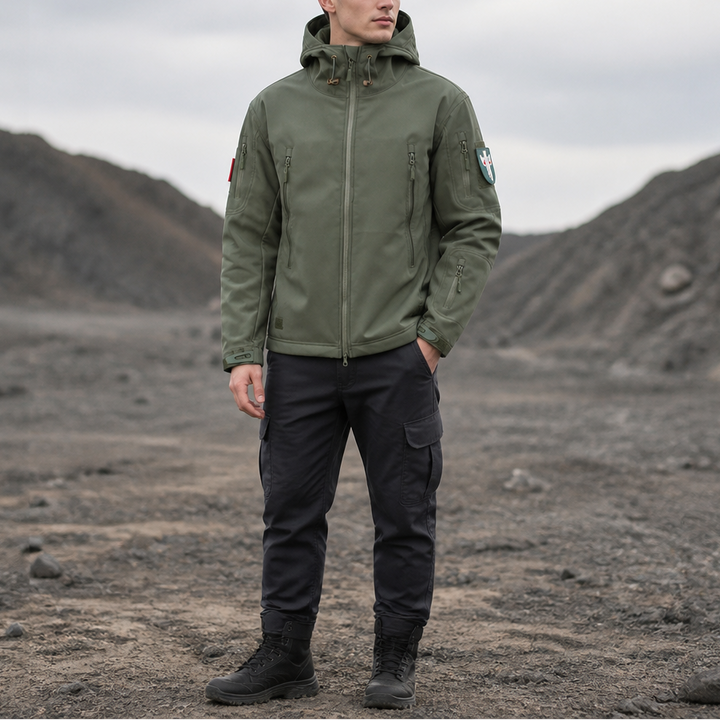 Shieldfern – Softshell Fleece-Lined Hooded Jacket