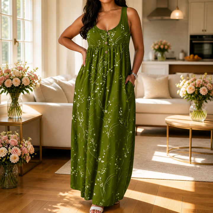 Stillwear – Maxi Dress That Drapes, Never Clings