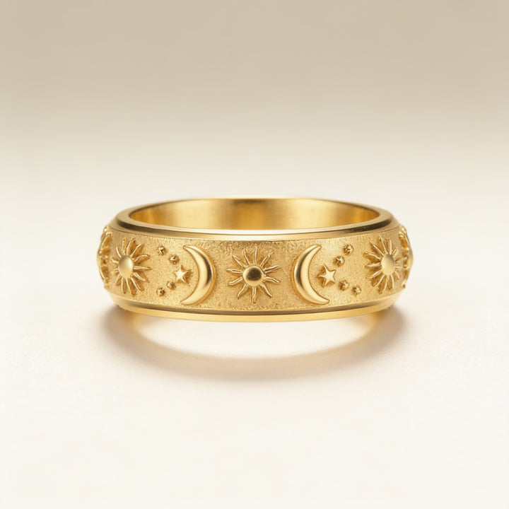 Tethro – The Spinner Ring That Calms Your Hands, Not Just Your Look (2Pcs)