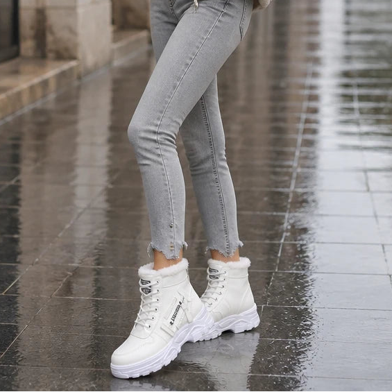 Rainelle – Plush-Lined Waterproof Ankle Boots