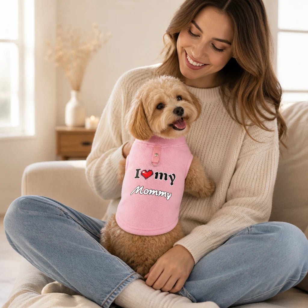 CosyPaw – Fleece-Lined Printed Dog Sweater