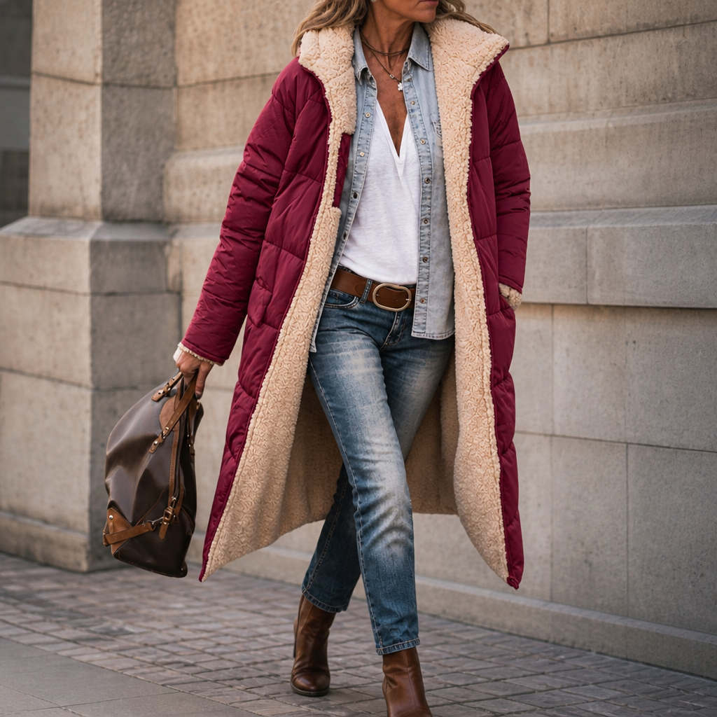 Reversa – Reversible Hooded Long Winter Coat