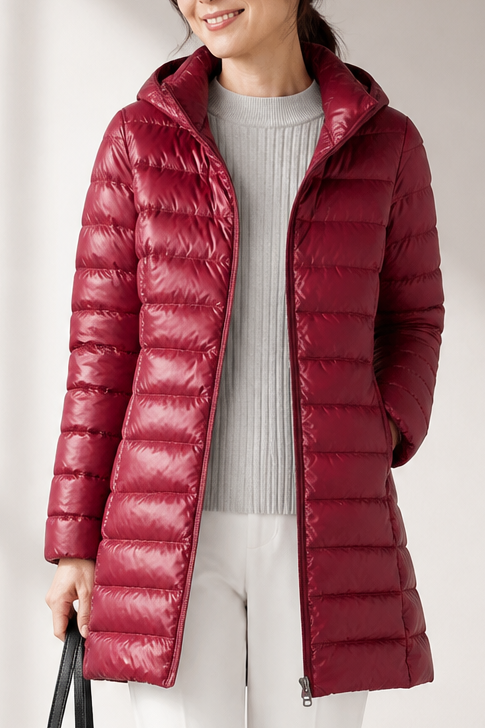 Featherlyte – Detachable-Hood Packable Ultralight Puffer Jacket