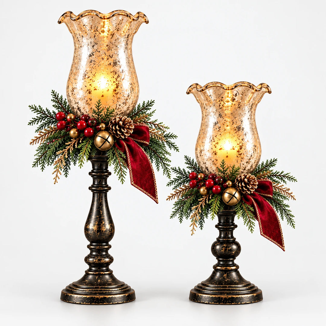 Hearthglow – LED Christmas Candleholders