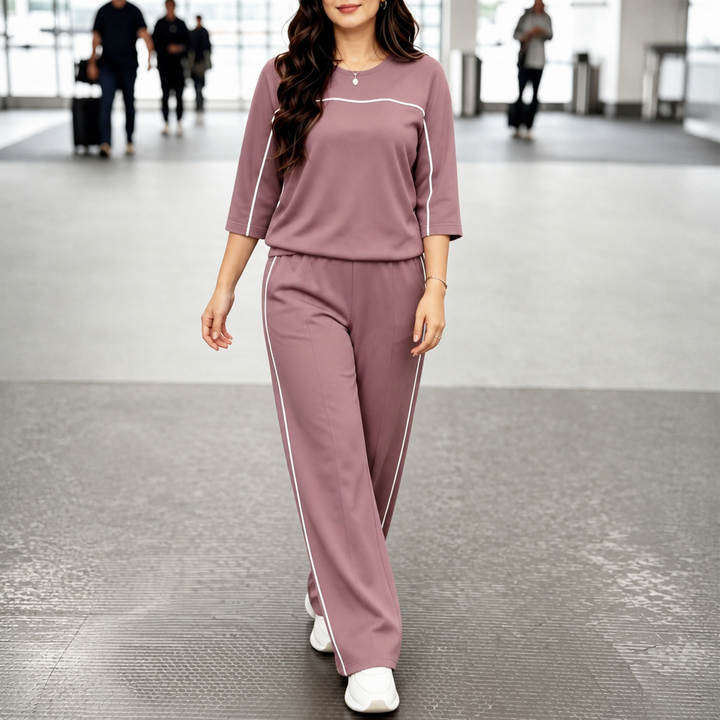 Wearbella – Relaxed Fit Matching Top And Pants Set