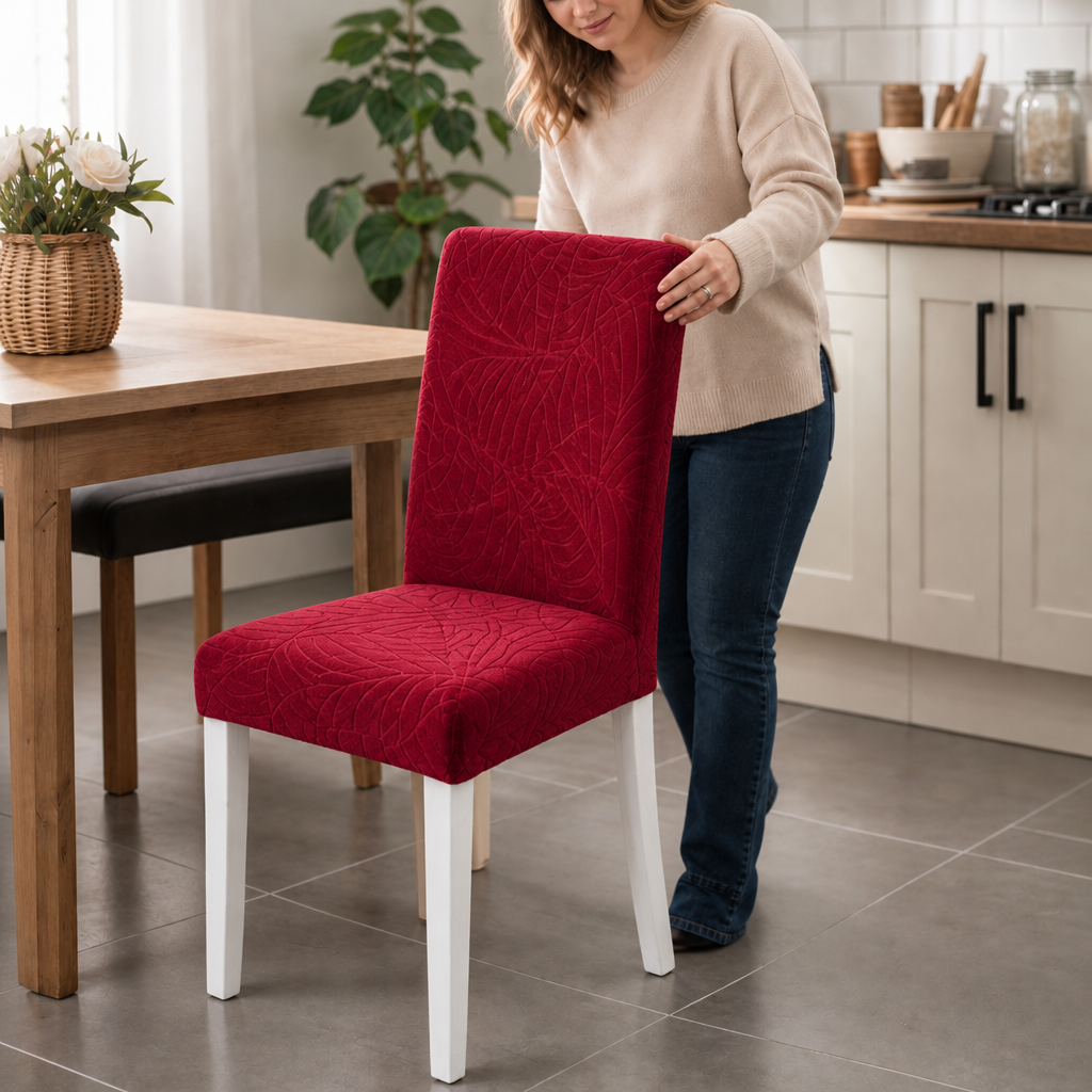 Velvella – Stretch Velvet Dining Chair Covers