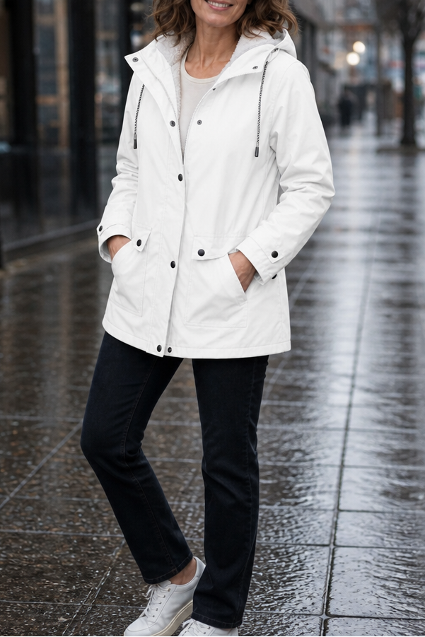 Windloft – Waterproof Plush-Lined Hooded Jacket