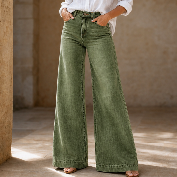 Lunaleg – High-Waisted Wide-Leg Jeans