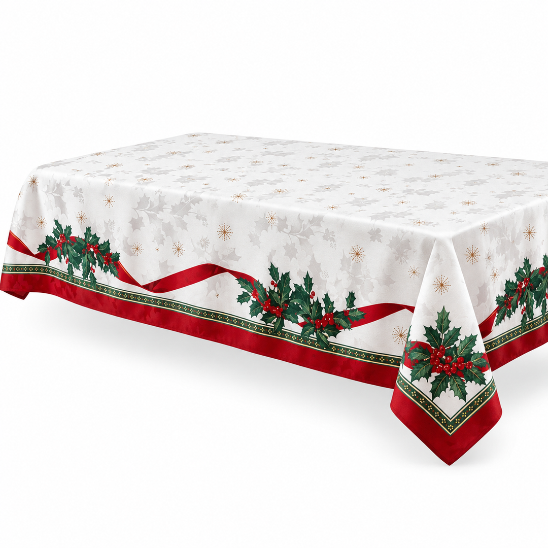 Evermerry – Christmas Print Polyester Tablecloth