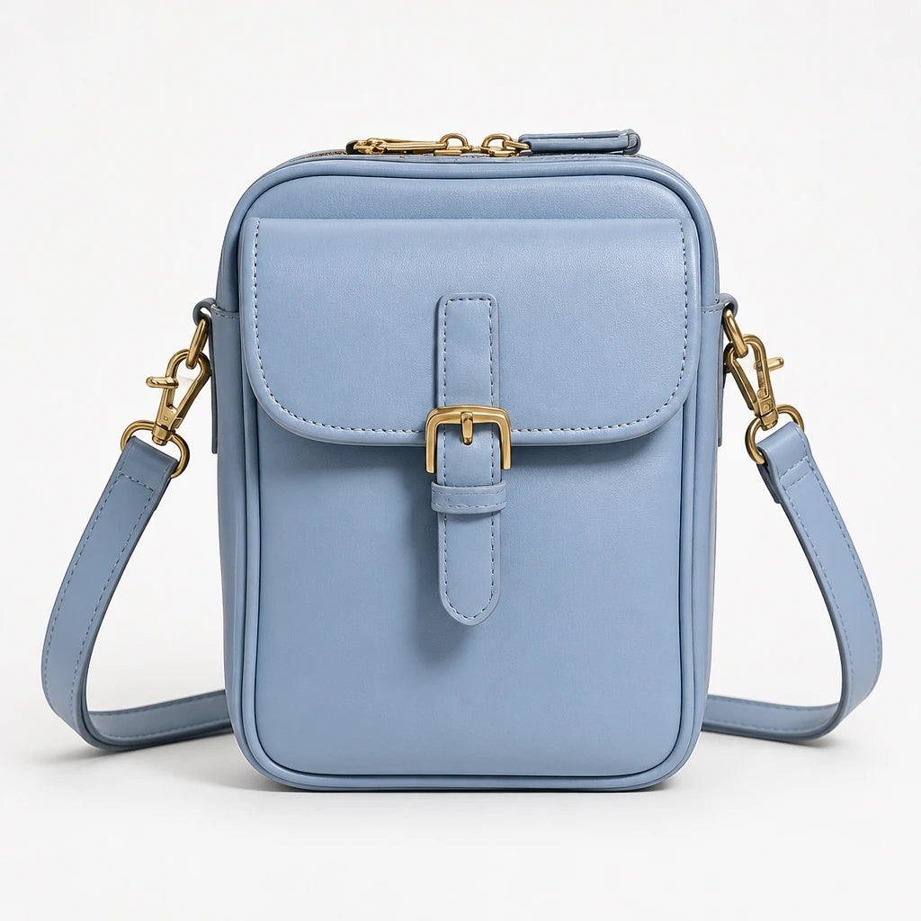 Liora – Multiple-Pocket Adjustable Strap Crossbody Bag