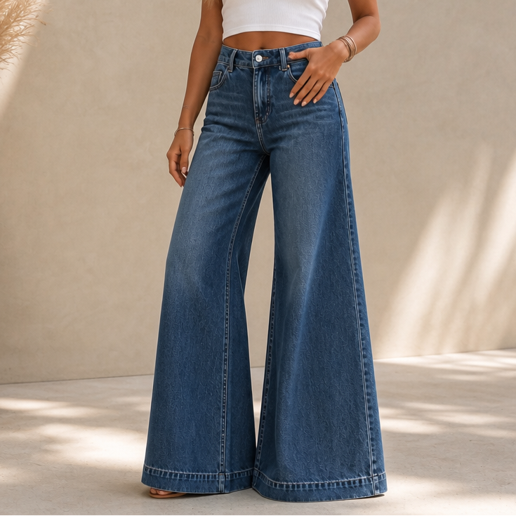 Elongue – High-Rise Extra-Wide-Leg Jeans