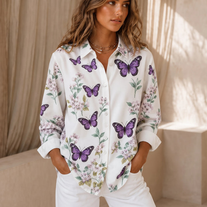 Harlowe – Stripe Button-Up Shirt