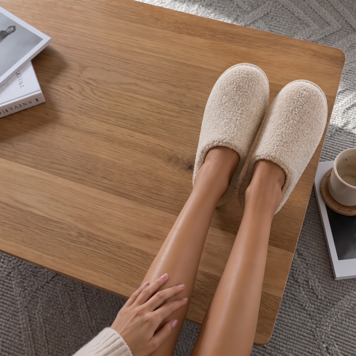 Toastia – Plush Indoor-Outdoor Non-Slip Slippers