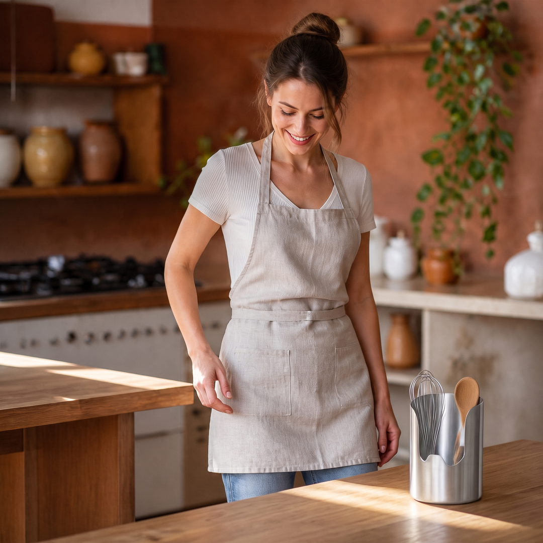 Rackly – Multi-Slot Steel Lid And Utensil Stand