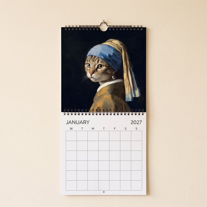 Purrfecto – 2027 Masterpiece Cat Wall Calendar