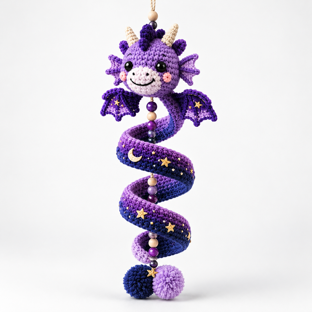 Dracora – Spiral Dragon Crochet Ornament Kit