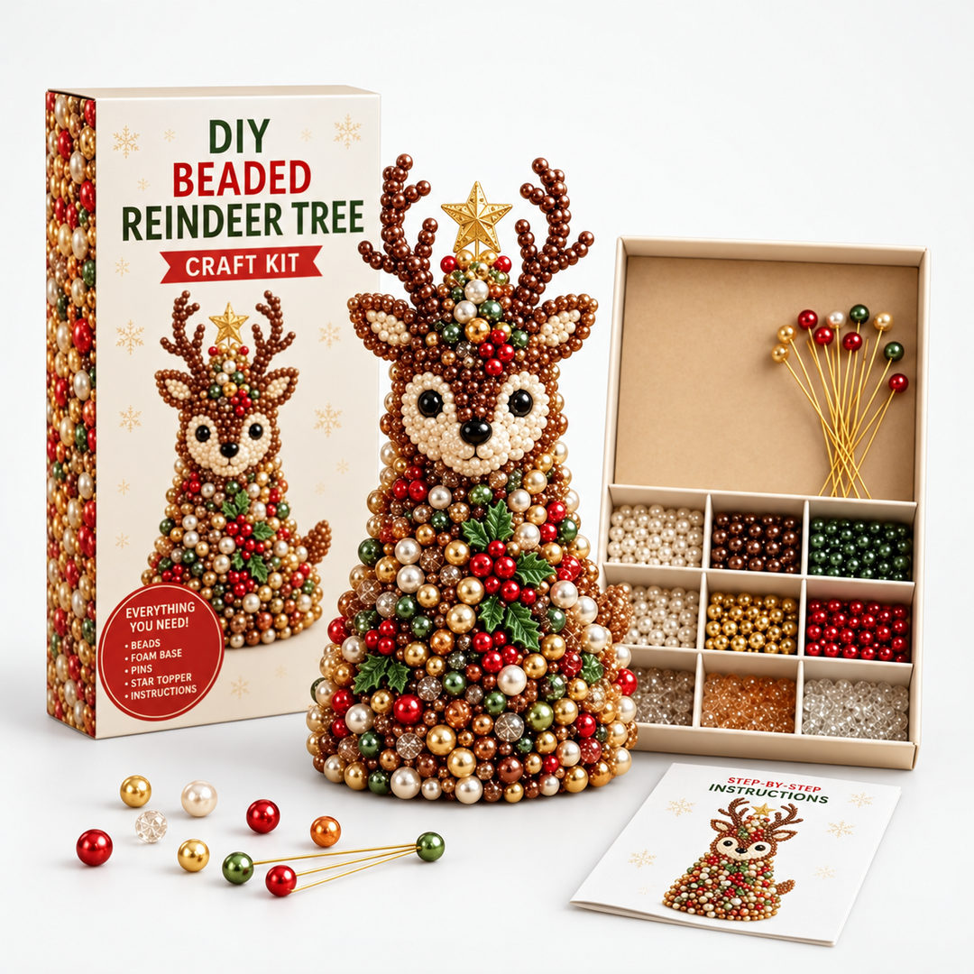 Tinsel Tails – Beaded Animal Christmas Tree Ornament Kit