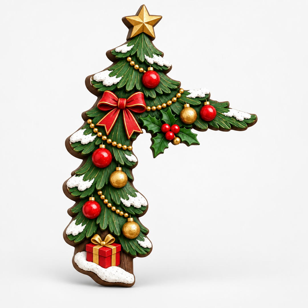 Peekaboo Noel – Dimensional Christmas Doorway Corner Decoration