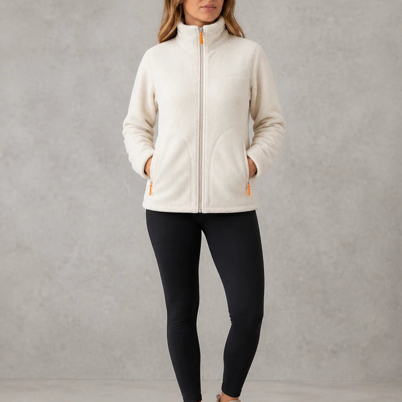 Velora – Zip-Up Fleece Winter Jacket