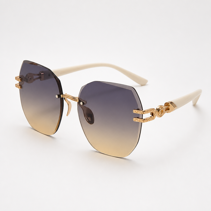 Rimlyn – Rimless Oversized Tinted Sunglasses