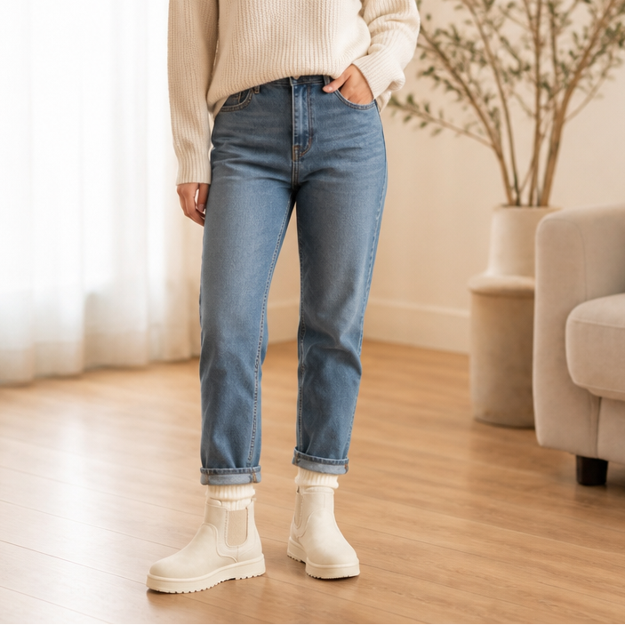 Cozywalk – Fur-Lined Slip-On Winter Boots