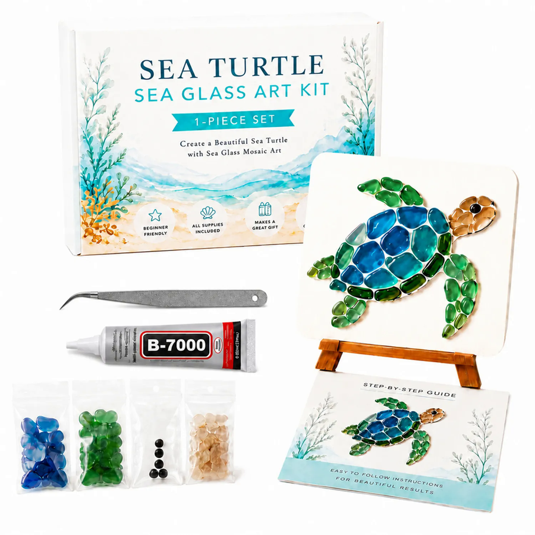 Tideglass – Ocean Sea-Glass Mosaic Kit