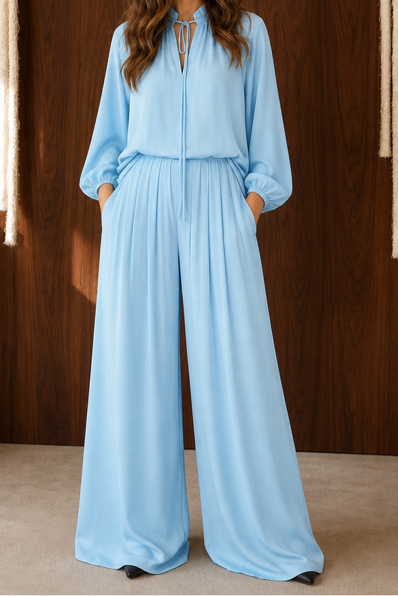 Softwear – Relaxed Fit Matching Top And Trouser Set
