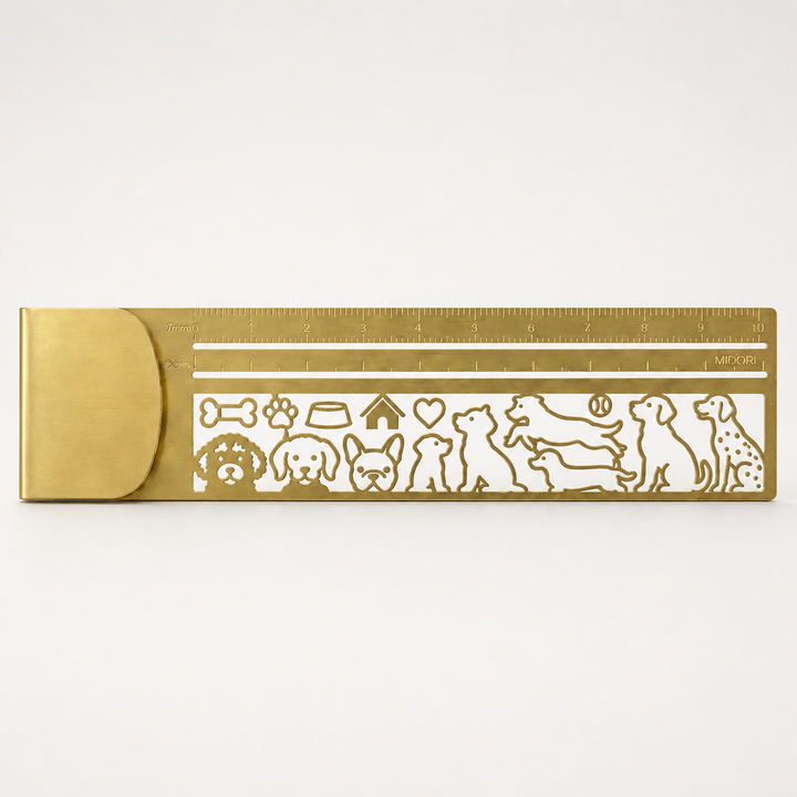 Markwell – Cat Stencil Ruler Bookmark