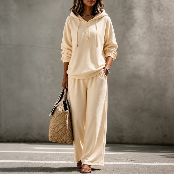 Veluna – Hoodie And Lounge Pants Set