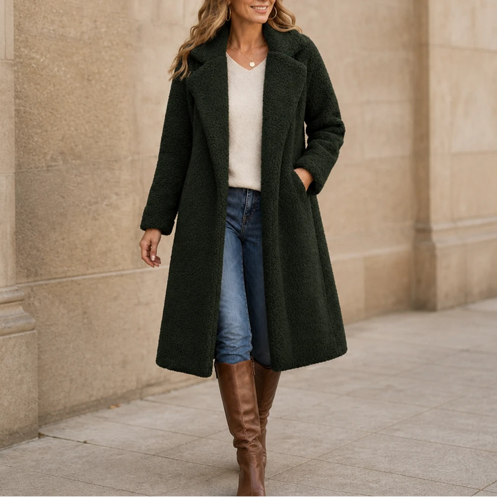Veloura – Long Teddy Coat