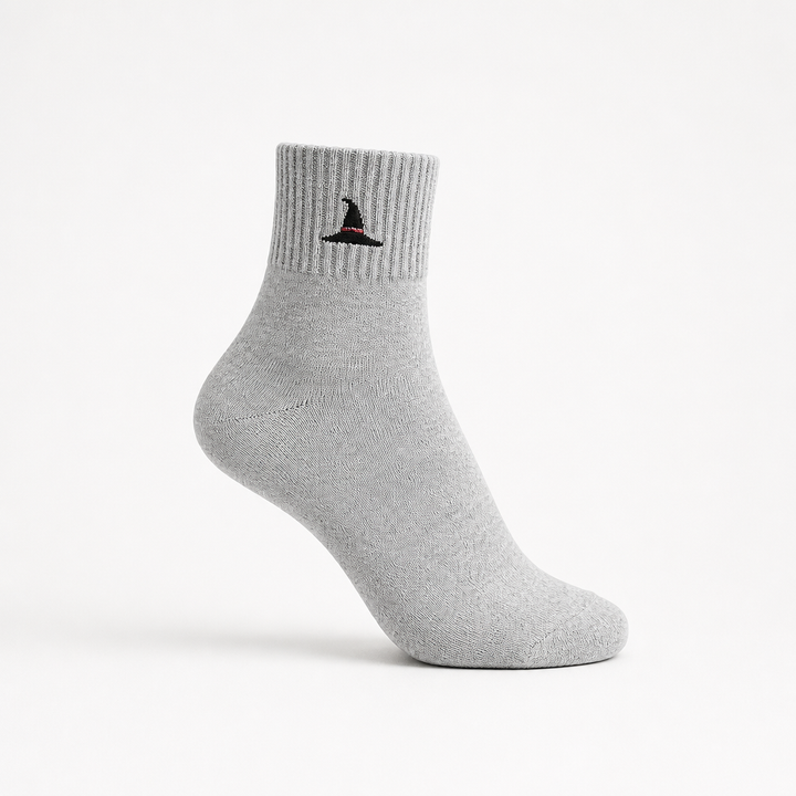 Cuffette – Embroidered Non-Slip Halloween Crew Socks