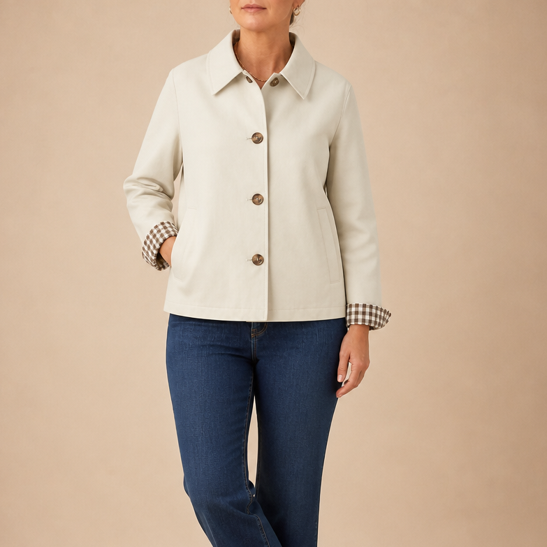 Mayfair – Tartan Raglan Sleeve Casual Coat
