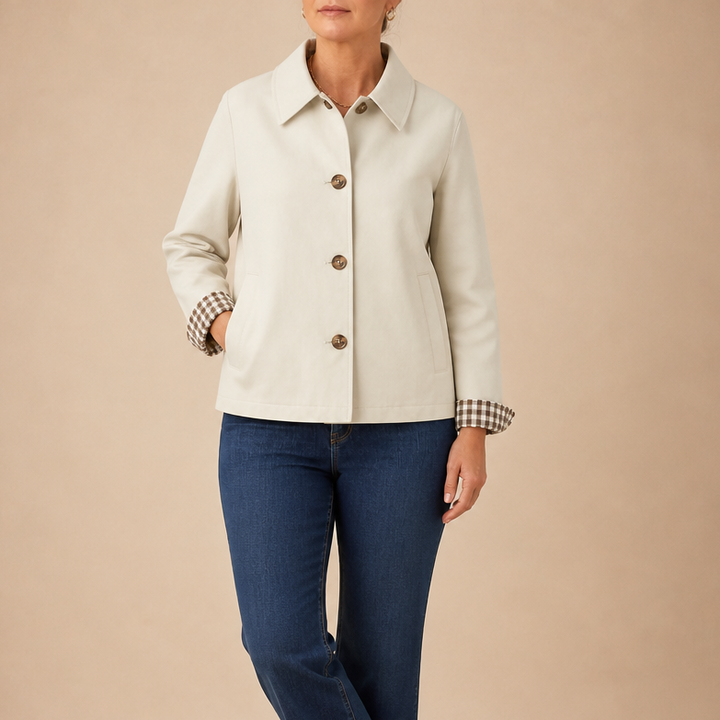 Mayfair – Tartan Raglan Sleeve Casual Coat