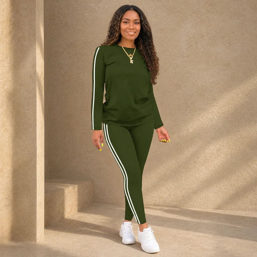 Wearbella – Long Sleeve Two-Piece Tracksuit Set